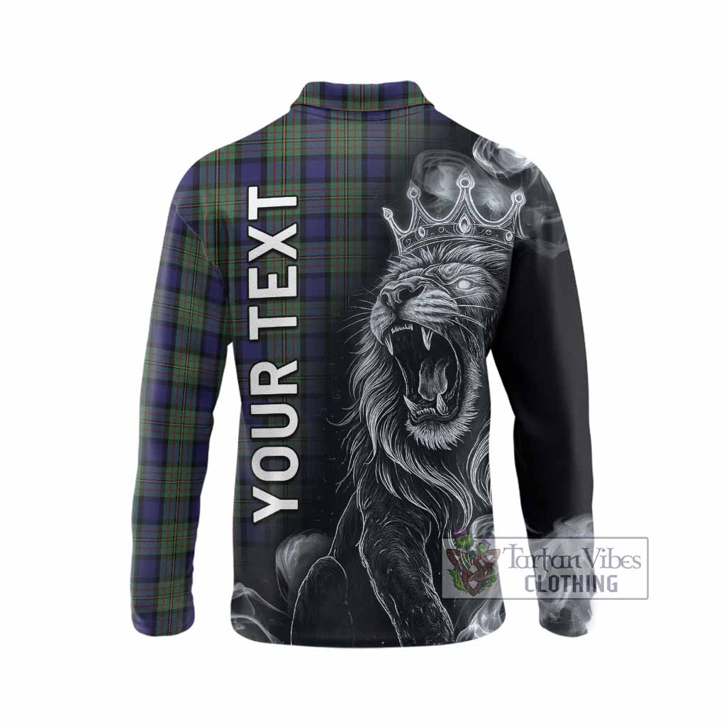 MacLaren (McLaren) Tartan Long Sleeve Polo Shirt Roaring Lion Heritage