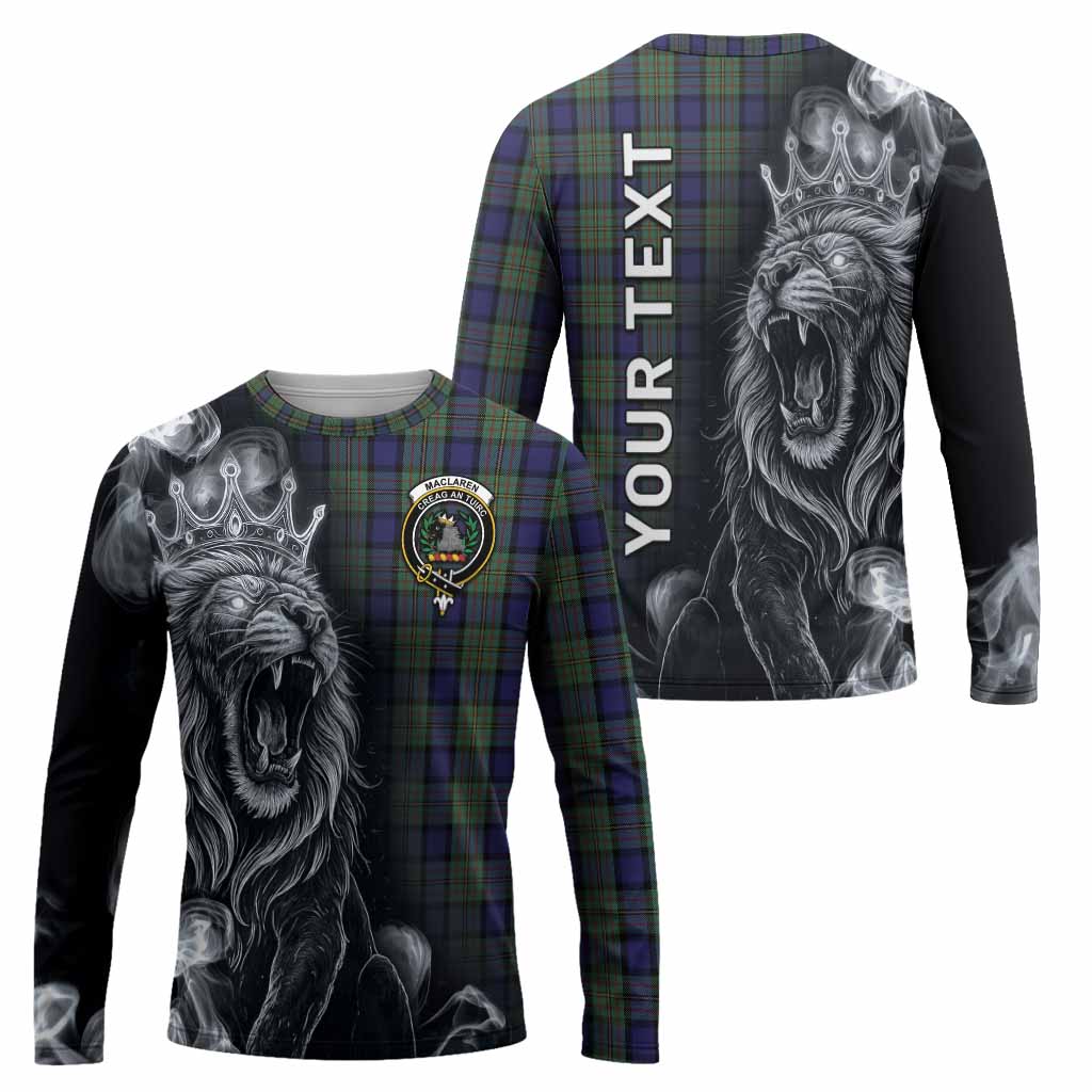 MacLaren (McLaren) Tartan Long Sleeve T-Shirt Roaring Lion Heritage