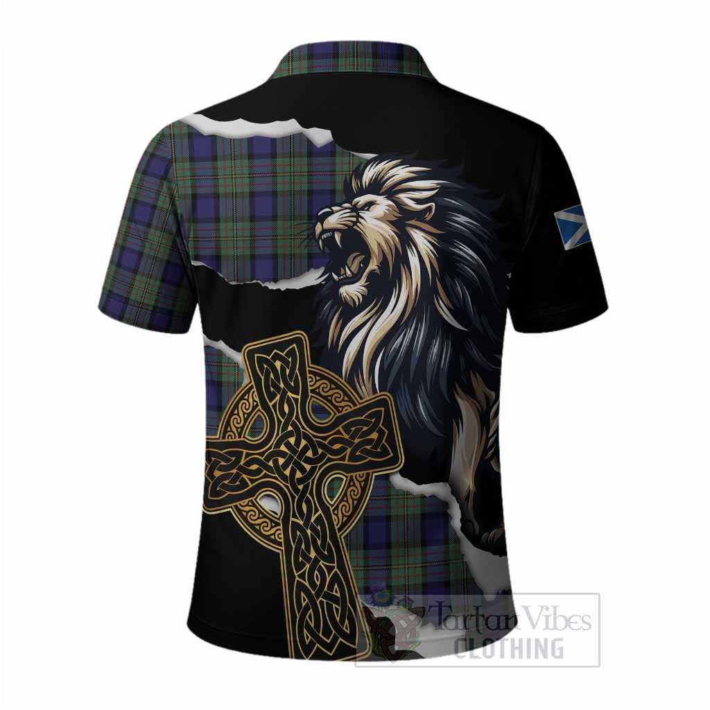 MacLaren (McLaren) Tartan Scottish Polo Shirt Lion Celtic Heritage