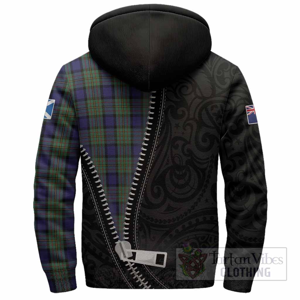 MacLaren (McLaren) Tartan Sherpa Hoodie New Zealand Pattern Unique Zipper Stylized