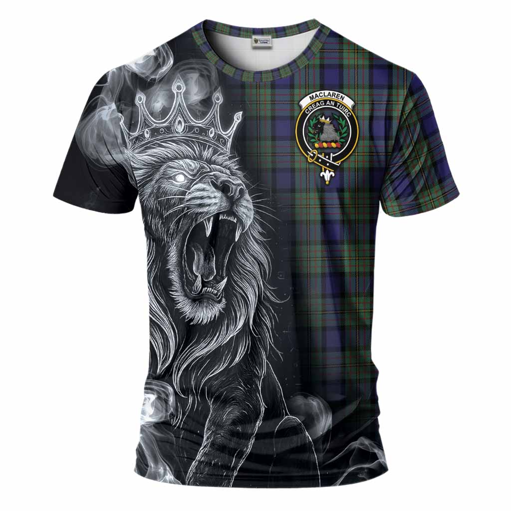 MacLaren (McLaren) Tartan T-Shirt Roaring Lion Heritage