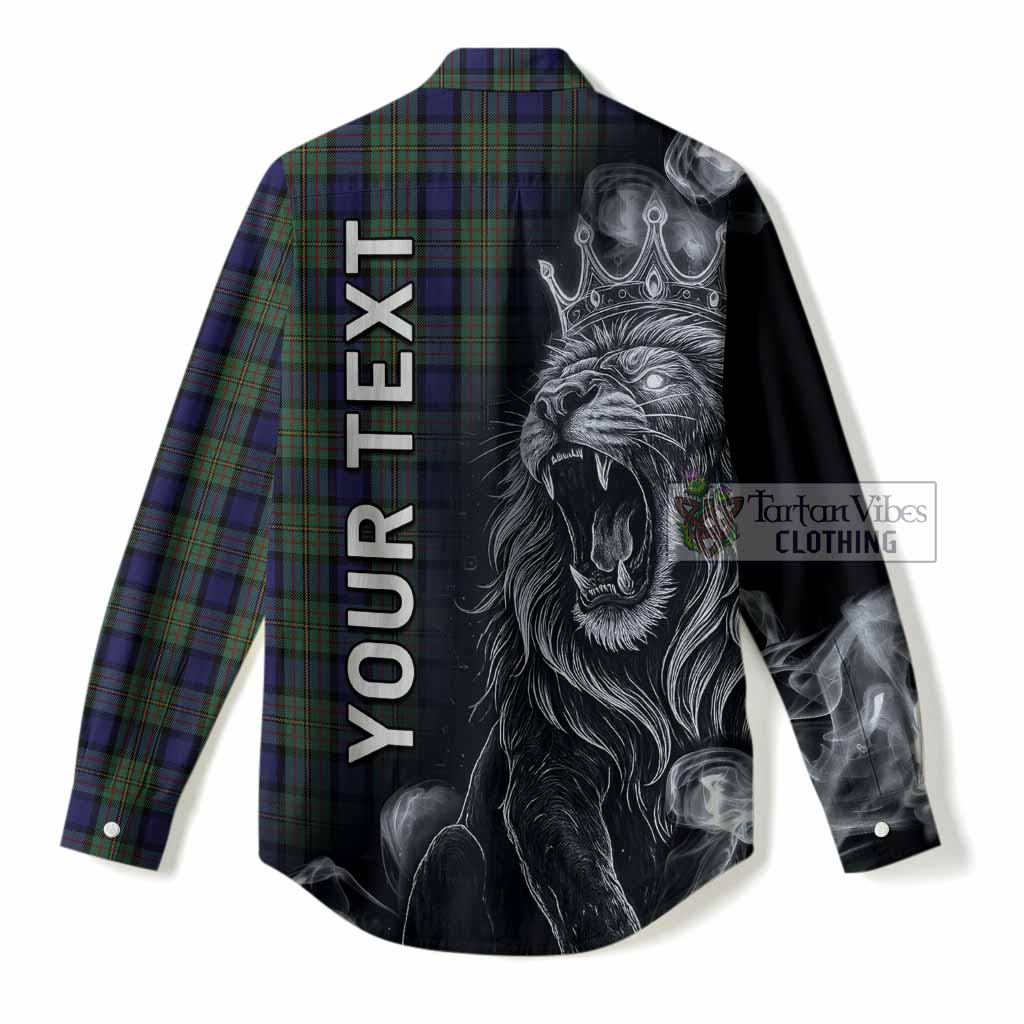MacLaren (McLaren) Tartan Women Casual Shirt Roaring Lion Heritage