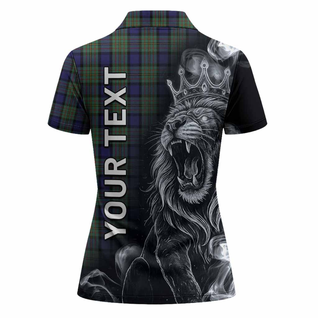MacLaren (McLaren) Tartan Women Polo Shirt Roaring Lion Heritage