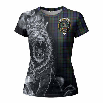 MacLaren (McLaren) Tartan Women T shirt Roaring Lion Heritage