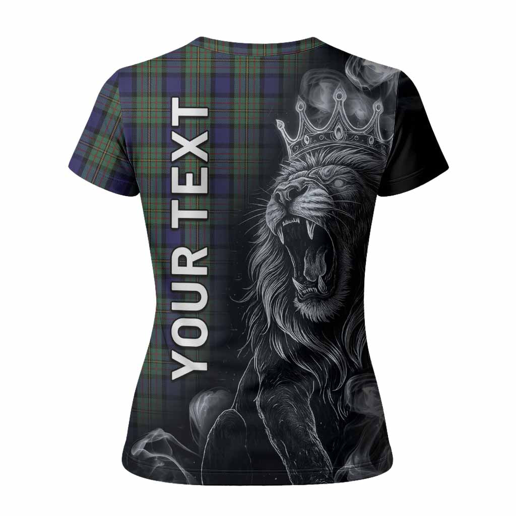 MacLaren (McLaren) Tartan Women T shirt Roaring Lion Heritage