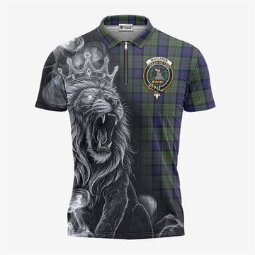MacLaren (McLaren) Tartan Zipper Polo Shirt Roaring Lion Heritage