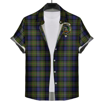 maclaren-modern-tartan-short-sleeve-button-down-shirt-with-family-crest
