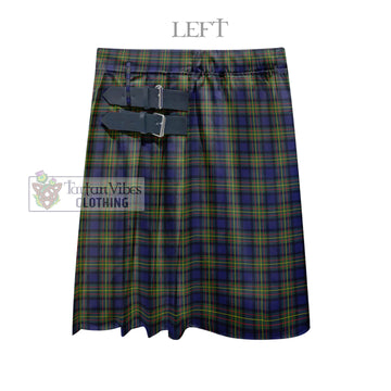 MacLaren Modern Tartan Men's Pleated Skirt - Fashion Casual Retro Scottish Kilt Style