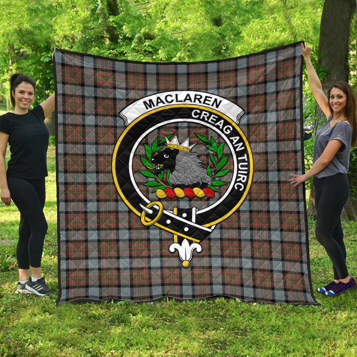 maclaren-weathered-tartan-quilt-with-family-crest