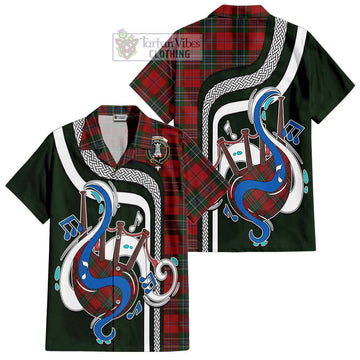 MacLean (McLean) Tartan Hawaiian Shirt with Epic Bagpipe Style