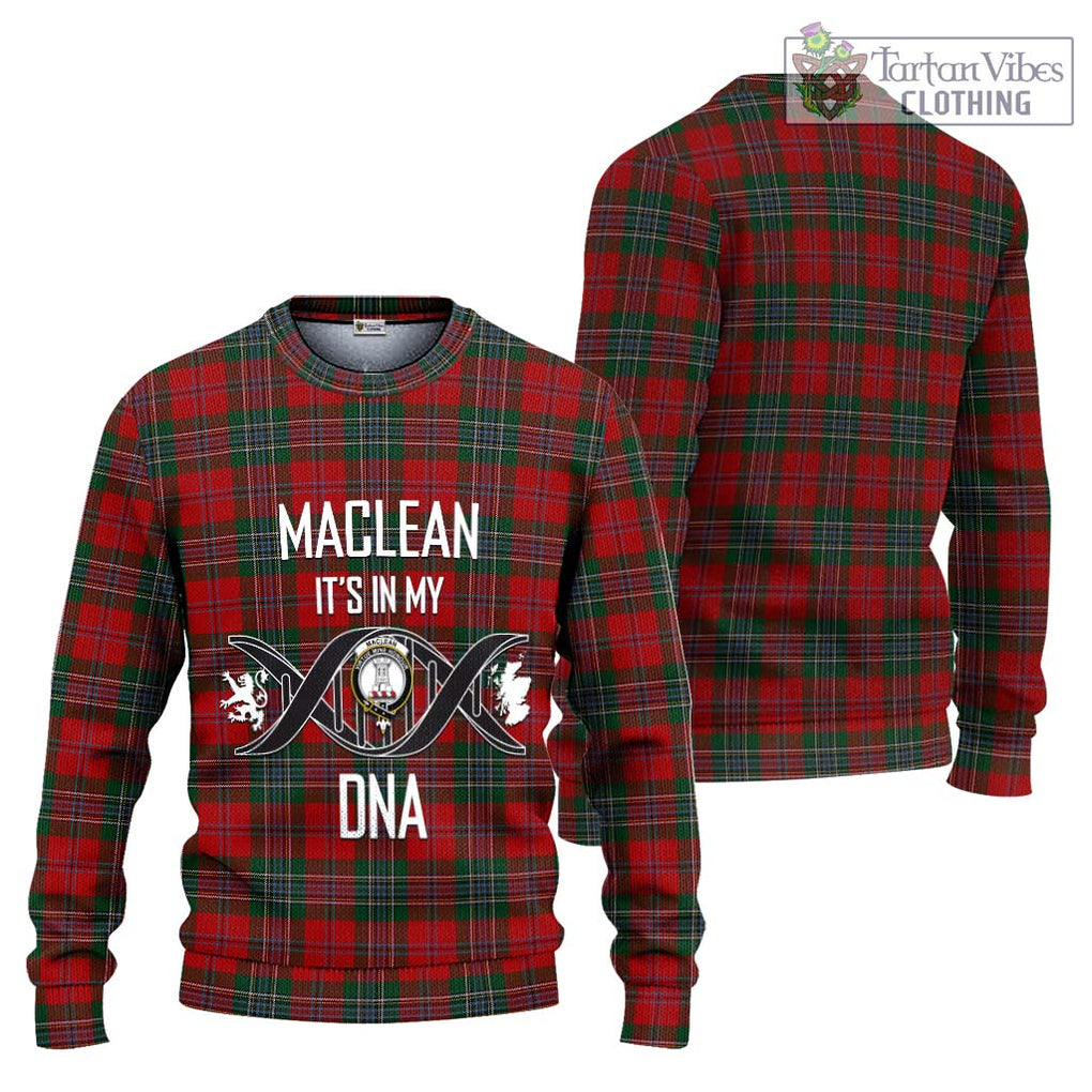 MacLean (McLean) Tartan Knitted Sweater with Family Crest DNA In Me Style Unisex - Tartanvibesclothing Shop