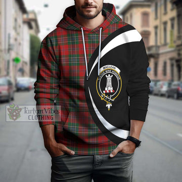 MacLean (McLean) Tartan Hoodie with Family Crest Circle Style Zip Hoodie - Tartan Vibes Clothing