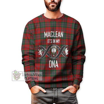 MacLean (McLean) Tartan Sweatshirt with Family Crest DNA In Me Style Unisex - Tartanvibesclothing Shop