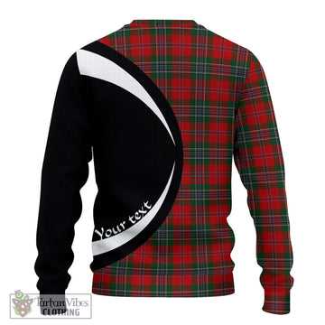 MacLean (McLean) Tartan Knitted Sweater with Family Crest Circle Style - Tartan Vibes Clothing