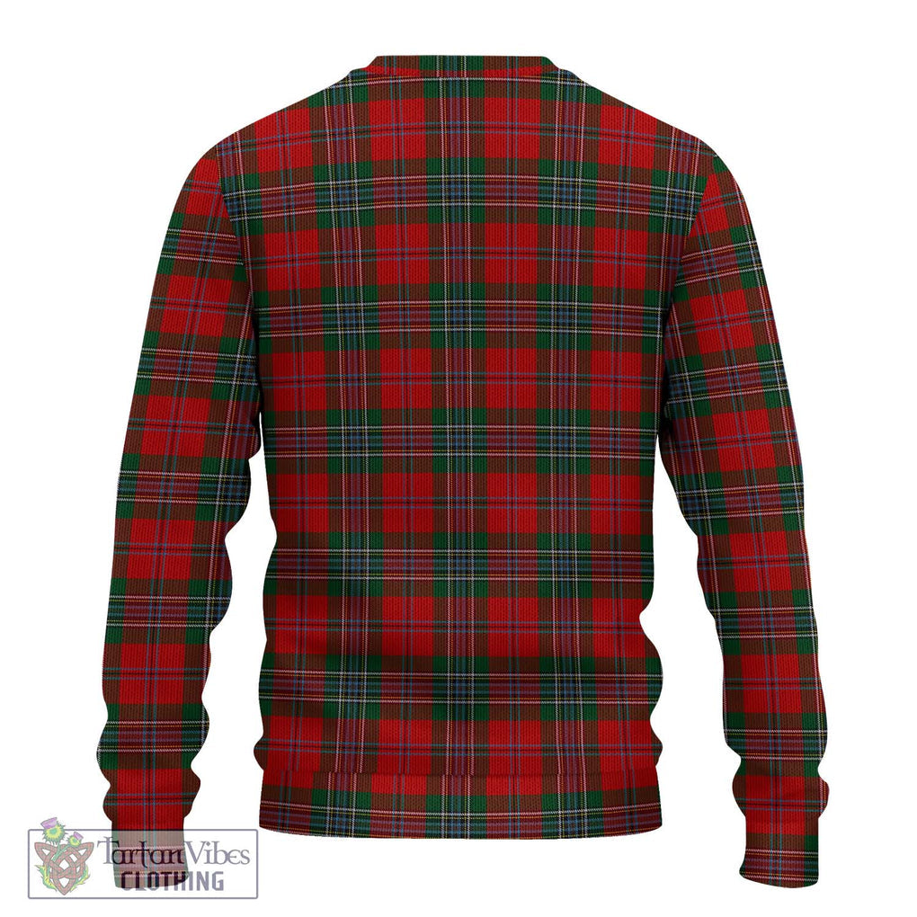 MacLean (McLean) Tartan Knitted Sweater with Family Crest DNA In Me Style - Tartanvibesclothing Shop