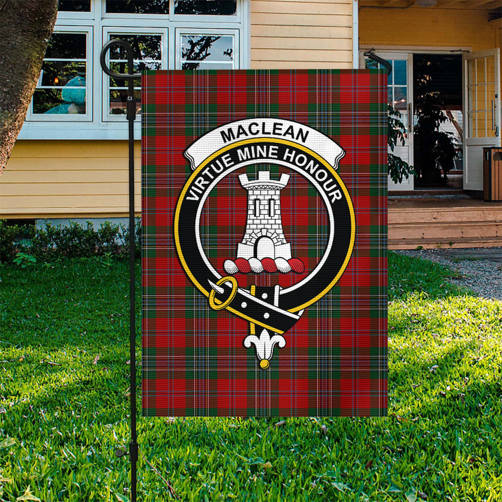 MacLean (McLean) Tartan Flag with Family Crest - Tartan Vibes Clothing