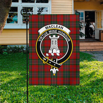 MacLean (McLean) Tartan Garden Flag with Family Crest