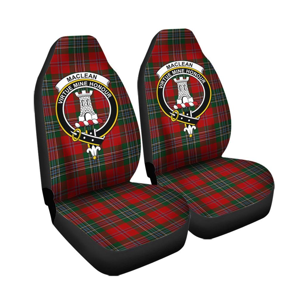 MacLean Tartan Car Seat Cover with Family Crest - Tartanvibesclothing