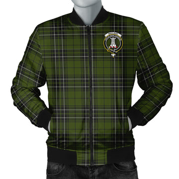 MacLean Hunting Tartan Bomber Jacket with Family Crest
