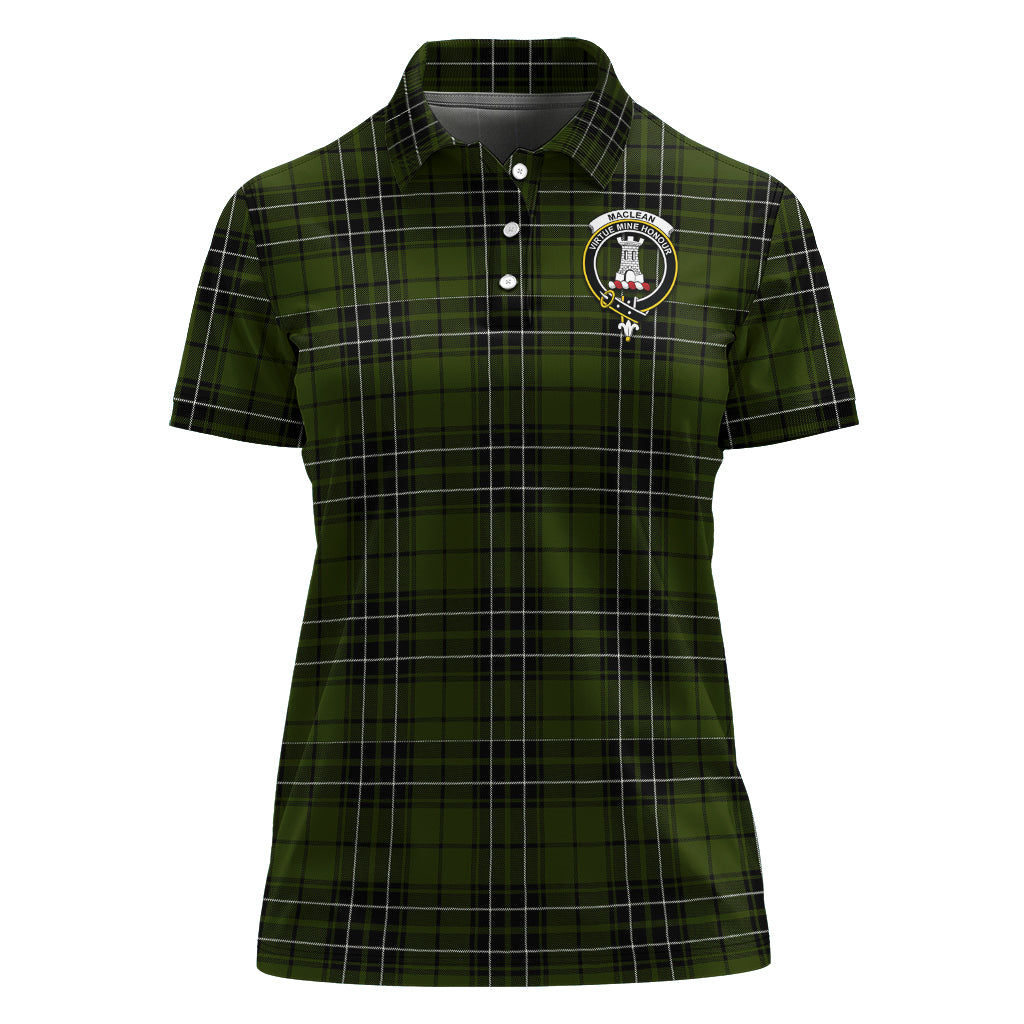 maclean-hunting-tartan-polo-shirt-with-family-crest-for-women