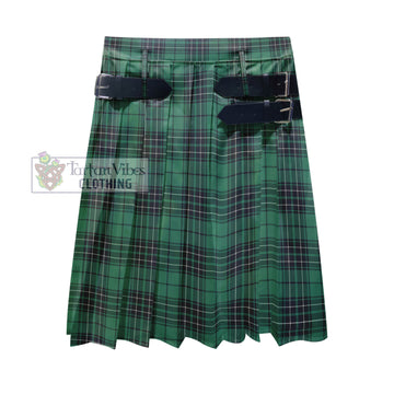 MacLean Hunting Ancient Tartan Men's Pleated Skirt - Fashion Casual Retro Scottish Kilt Style