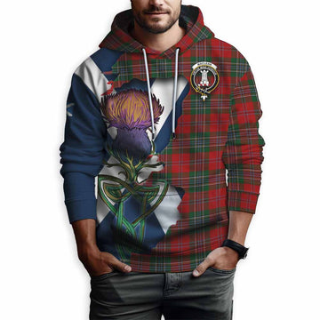 MacLean (McLean) Tartan Family Crest Hoodie Scottish Thistle Celtic Inspired