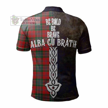 MacLean (McLean) Tartan Family Crest Polo Shirt Alba Gu Brath Be Brave Lion Ancient Style
