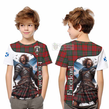 MacLean (McLean) Crest Tartan Kid T-Shirt Inspired by the Freedom of Scottish Warrior