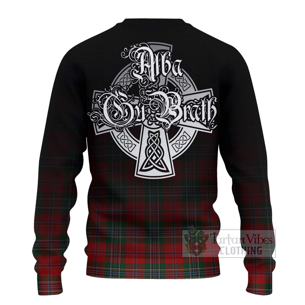 Tartan Vibes Clothing MacLean (McLean) Tartan Knitted Sweater Featuring Alba Gu Brath Family Crest Celtic Inspired
