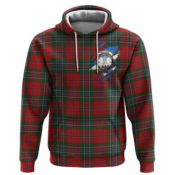 MacLean (McLean) Clan Crest In Me Tartan Hoodie Scotland Flag Style
