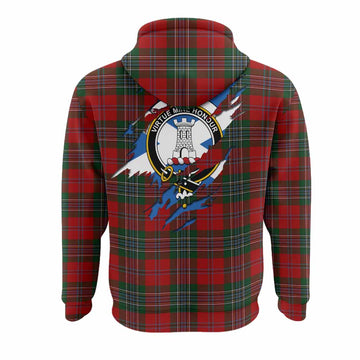 MacLean (McLean) Clan Crest In Me Tartan Hoodie Scotland Flag Style