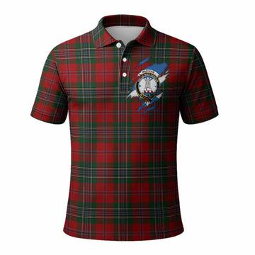 MacLean (McLean) Clan Crest In Me Tartan Polo Shirt Scotland Flag Style
