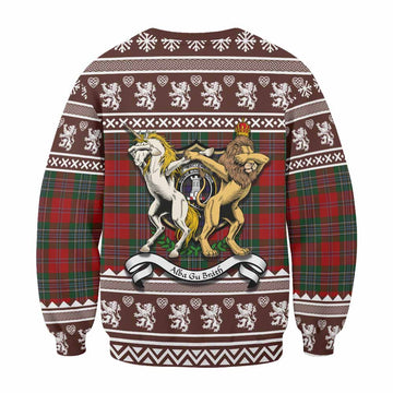 MacLean (McLean) Clan Tartan Crest Christmas Sweatshirt Coat of Arms Funny Style