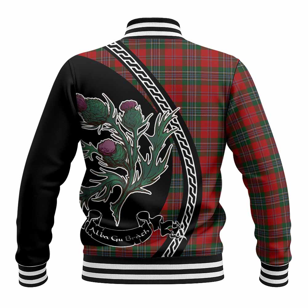 MacLean (McLean) Family Crest Tartan Baseball Jacket Alba Thistle Inspired - Tartan Vibes Clothing