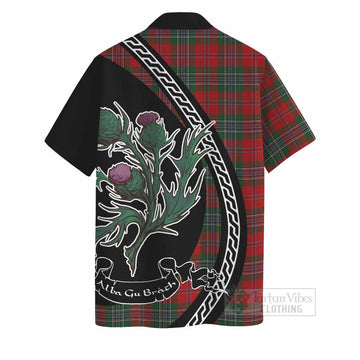 MacLean (McLean) Family Crest Tartan Hawaiian Shirt Alba Thistle Inspired