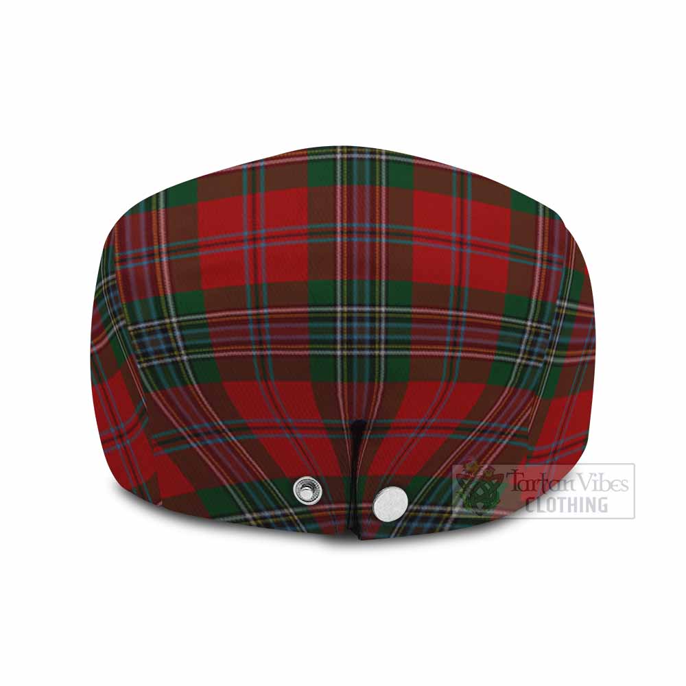 MacLean (McLean) Family Crest Tartan Jeff Cap, Tartan Flat Cap