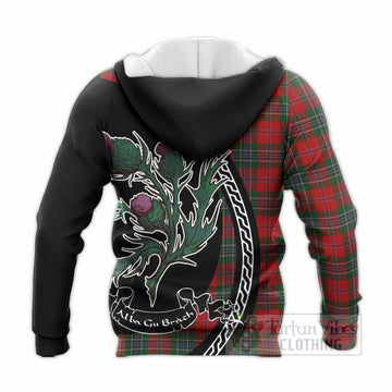 MacLean (McLean) Family Crest Tartan Knitted Hoodie Alba Thistle Inspired