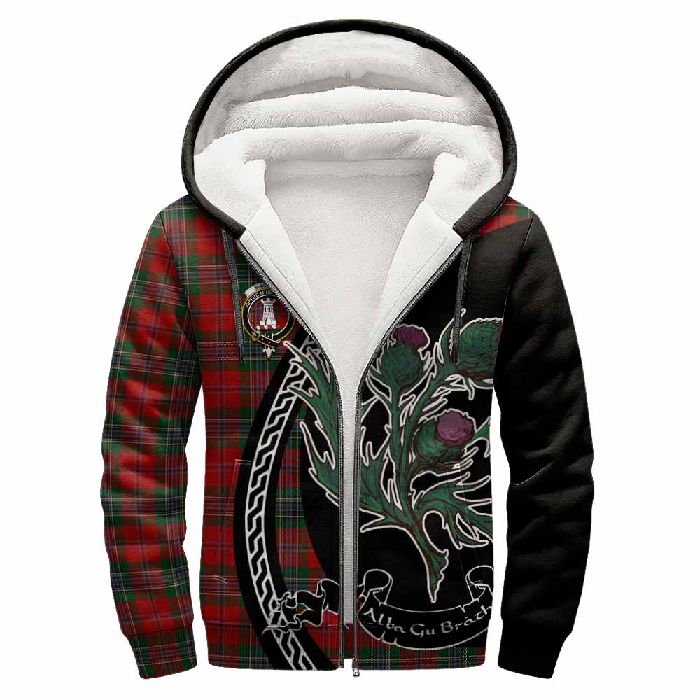 MacLean (McLean) Family Crest Tartan Sherpa Hoodie Alba Thistle Inspired - Tartan Vibes Clothing