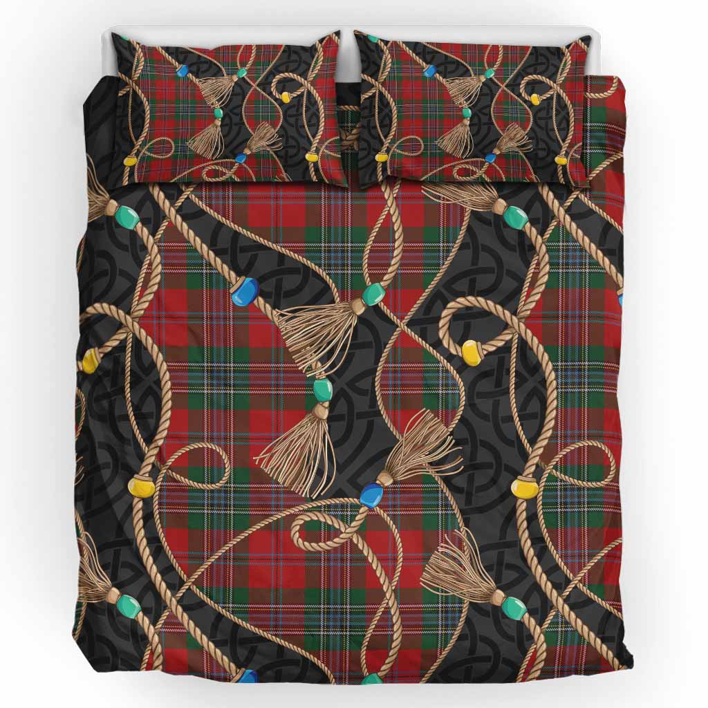 MacLean (McLean) Scottish Tartan Twisted Ropes Stylized Bedding Set UK Bedding Set UK King 91*87 inch - Tartan Vibes Clothing