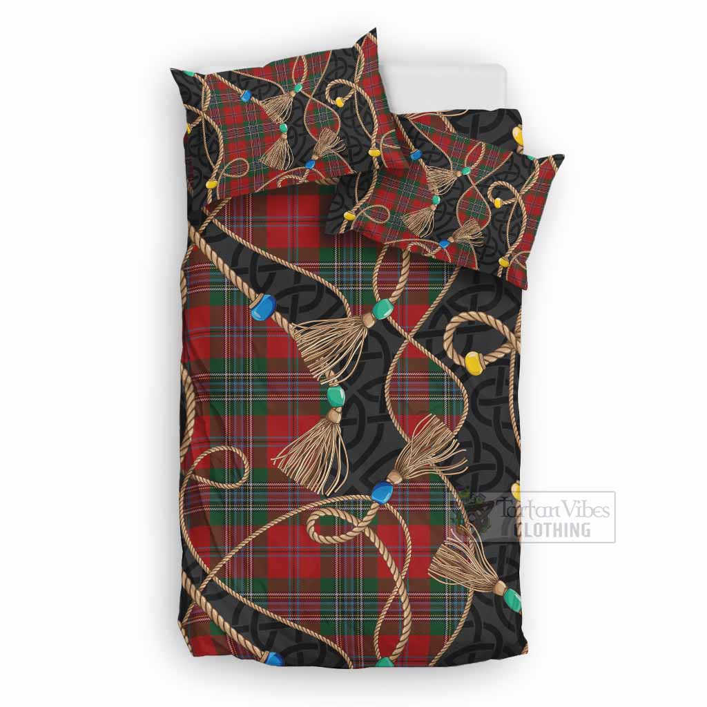 MacLean (McLean) Scottish Tartan Twisted Ropes Stylized Bedding Set UK Bedding Set UK Double 79*79 inch - Tartan Vibes Clothing