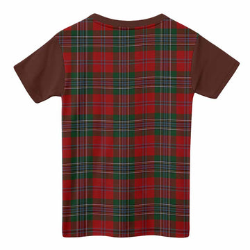 MacLean (McLean) Tartan Accent Kid T-shirt with Family Crest
