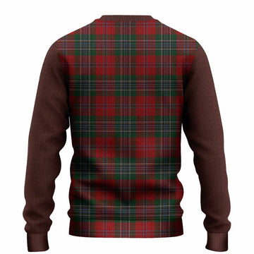 MacLean (McLean) Tartan Accent Knitted Sweater with Family Crest