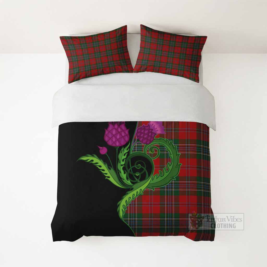 MacLean (McLean) Tartan Bedding Set Traditional Scottish Thistle - Tartan Vibes Clothing