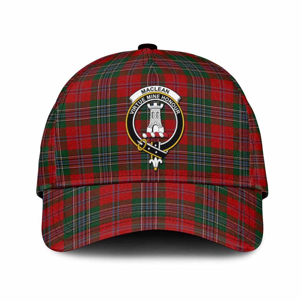 MacLean (McLean) Tartan Classic Cap with Family Crest