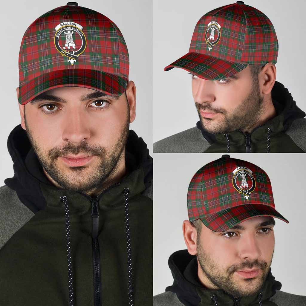 MacLean (McLean) Tartan Classic Cap with Family Crest