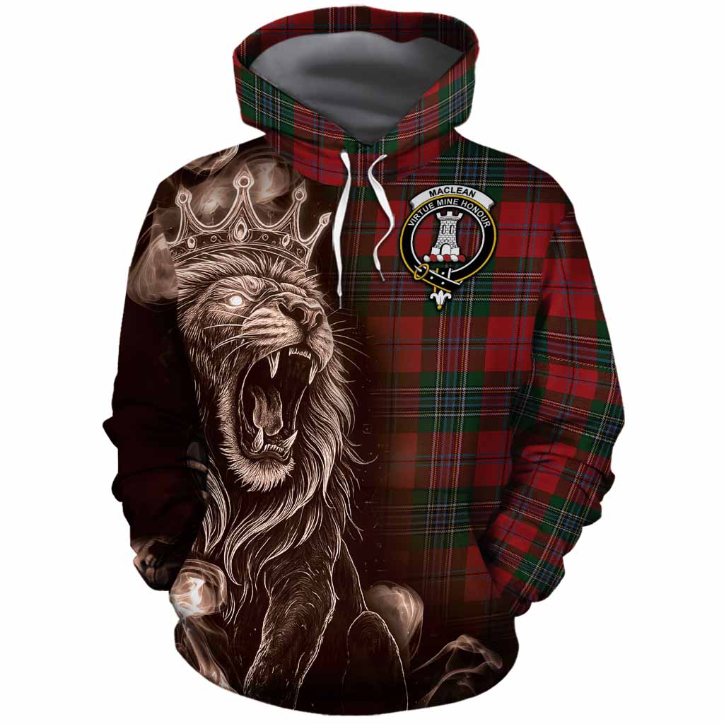 MacLean (McLean) Tartan Cotton Hoodie Roaring Lion Heritage