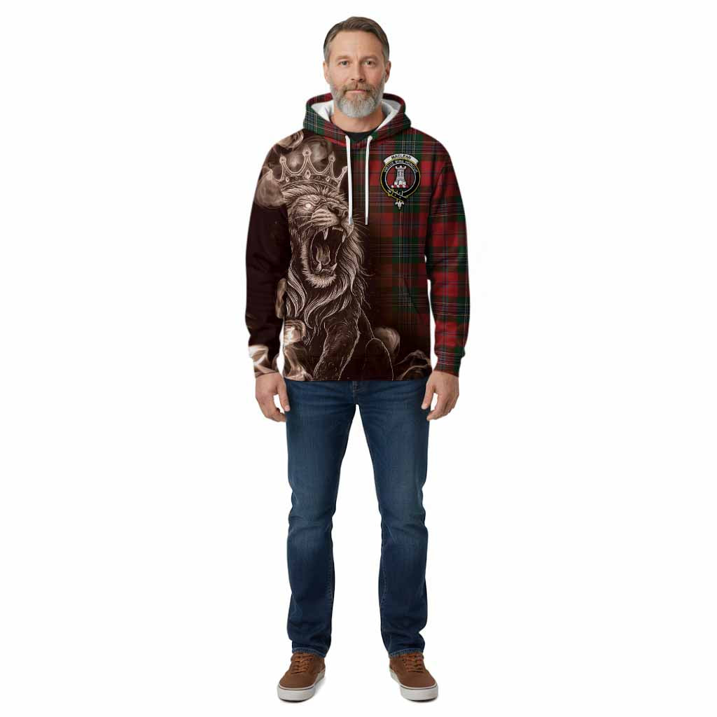 MacLean (McLean) Tartan Cotton Hoodie Roaring Lion Heritage