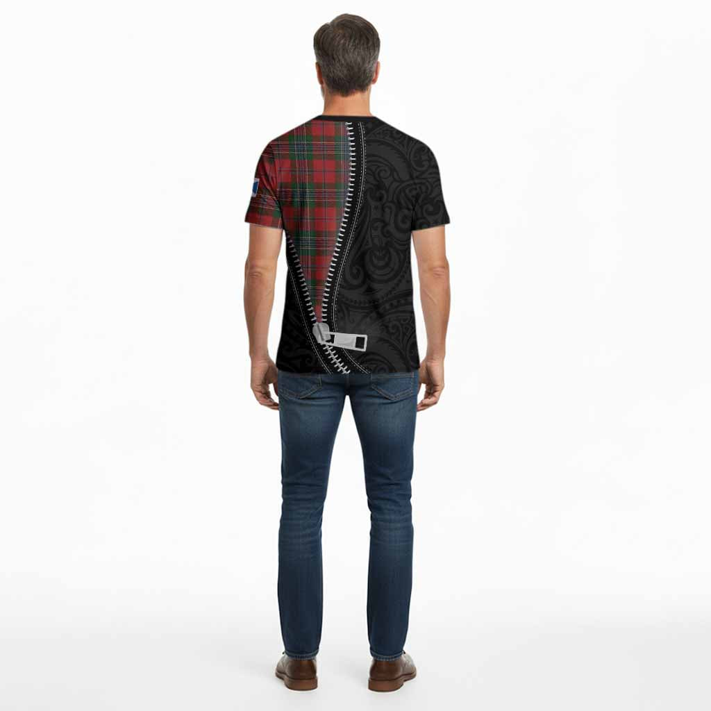 MacLean (McLean) Tartan Cotton T-shirt New Zealand Pattern Unique Zipper Stylized