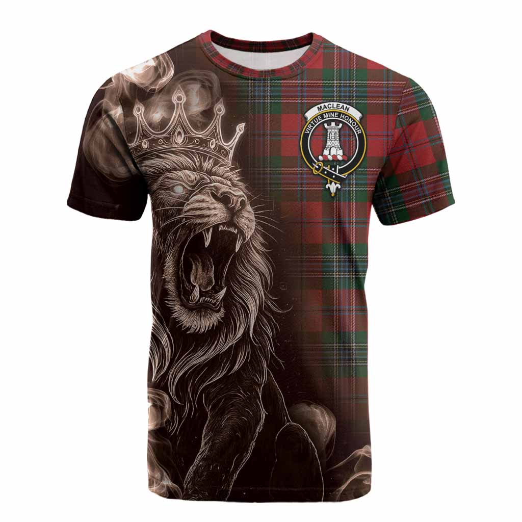 MacLean (McLean) Tartan Cotton T-shirt Roaring Lion Heritage