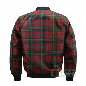 MacLean (McLean) Tartan Crest Bomber Jacket Ferocious Lion Style